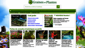 What Graines-et-plantes.com website looked like in 2023 (1 year ago)