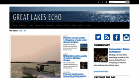 What Greatlakesecho.org website looked like in 2023 (1 year ago)