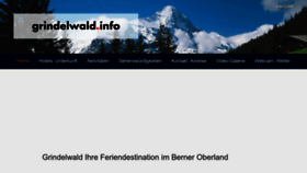 What Grindelwald.net website looked like in 2023 (1 year ago)