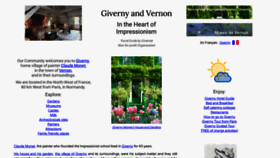 What Giverny.org website looked like in 2023 (1 year ago)