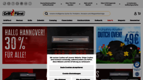 What Grillfuerst.de website looked like in 2023 (1 year ago)