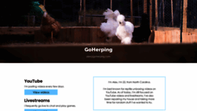 What Goherping.com website looked like in 2023 (1 year ago)
