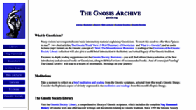 What Gnosis.org website looked like in 2023 (1 year ago)
