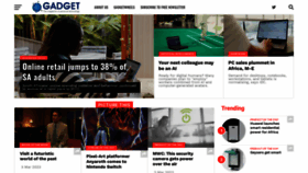 What Gadget.co.za website looked like in 2023 (2 years ago)