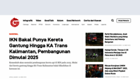 What Goodnewsfromindonesia.id website looked like in 2023 (1 year ago)