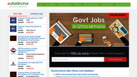 What Govt-jobs.euttaranchal.com website looked like in 2023 (1 year ago)