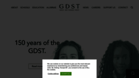 What Gdst.net website looked like in 2023 (1 year ago)