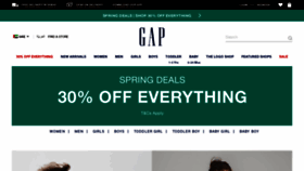 What Gap.ae website looked like in 2023 (1 year ago)