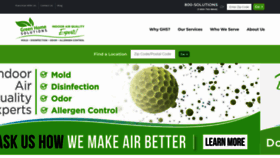 What Greenhomesolutions.com website looked like in 2023 (1 year ago)
