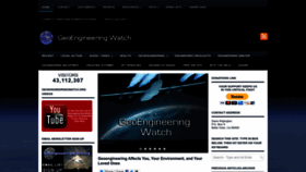 What Geoengineeringwatch.org website looked like in 2023 (1 year ago)