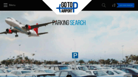 What Gotoairportparking.com website looked like in 2023 (1 year ago)