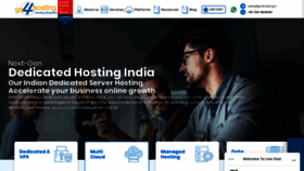 What Go4hosting.in website looked like in 2023 (1 year ago)
