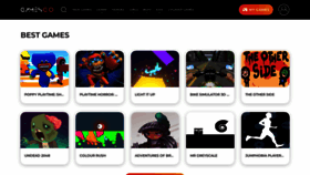 What Gamesgo.net website looked like in 2023 (1 year ago)