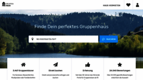 What Gruppenhaus.de website looked like in 2023 (1 year ago)