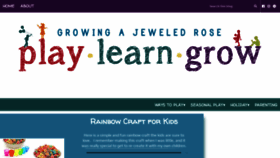 What Growingajeweledrose.com website looked like in 2023 (1 year ago)
