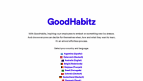 What Goodhabitz.com website looked like in 2023 (1 year ago)