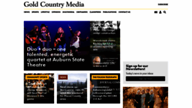 What Goldcountrymedia.com website looked like in 2023 (1 year ago)