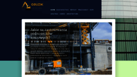 What Gruzikpoznan.pl website looked like in 2023 (1 year ago)