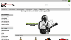 What Guitarelectronics.com website looked like in 2023 (1 year ago)