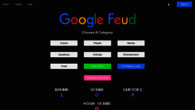 What Googlefeud.com website looked like in 2023 (1 year ago)
