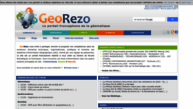 What Georezo.net website looked like in 2023 (1 year ago)