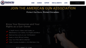 What Gunassociation.org website looked like in 2023 (1 year ago)