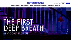 What Geffenplayhouse.org website looked like in 2023 (1 year ago)