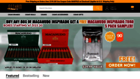 What Gothamcigars.com website looked like in 2023 (1 year ago)