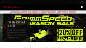 What Grimmspeed.com website looked like in 2023 (1 year ago)