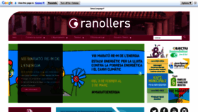 What Granollers.cat website looked like in 2023 (1 year ago)