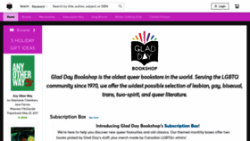 What Gladdaybookshop.com website looked like in 2023 (1 year ago)