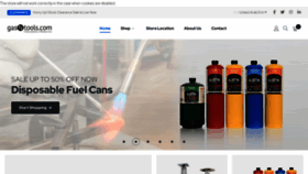 What Gasntools.com website looked like in 2023 (1 year ago)