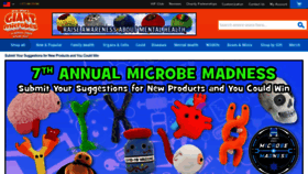 What Giantmicrobes.com website looked like in 2023 (1 year ago)