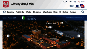 What Gum.gov.pl website looked like in 2023 (1 year ago)