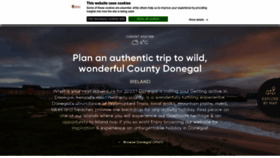 What Govisitdonegal.com website looked like in 2023 (1 year ago)