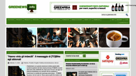 What Greenews.info website looked like in 2023 (1 year ago)