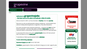 What Grapevinejobs.co.uk website looked like in 2023 (1 year ago)