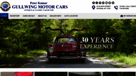 What Gullwingmotorcars.com website looked like in 2023 (1 year ago)