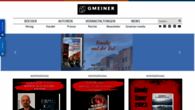 What Gmeiner-verlag.de website looked like in 2023 (1 year ago)