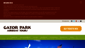 What Gatorpark.com website looked like in 2023 (2 years ago)