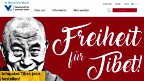 What Gfbv.de website looked like in 2023 (2 years ago)