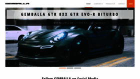 What Gemballa.com website looked like in 2023 (1 year ago)