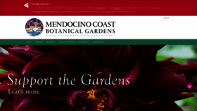 What Gardenbythesea.org website looked like in 2023 (2 years ago)