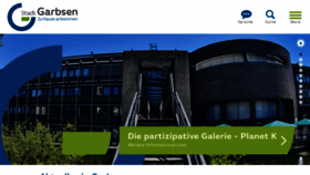 What Garbsen.de website looked like in 2023 (2 years ago)