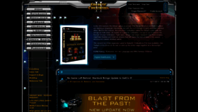 What Galciv2.com website looked like in 2023 (1 year ago)