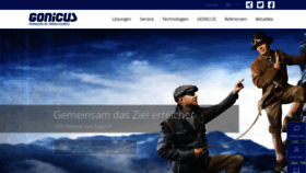 What Gonicus.de website looked like in 2023 (1 year ago)