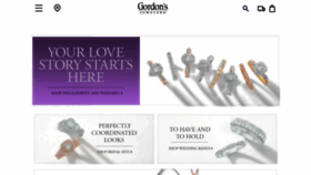 What Gordonsjewelers.com website looked like in 2023 (1 year ago)