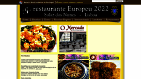 What Gastronomias.com website looked like in 2023 (1 year ago)