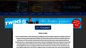 What Grazer.at website looked like in 2023 (3 years ago)
