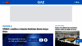 What Gaz.com.br website looked like in 2023 (1 year ago)